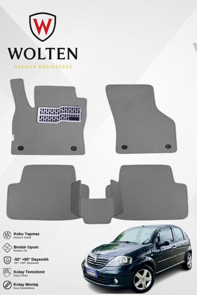 w wolten german engineered C3-CİTROEN-(2002-2009) İÇİN EVA İÇ PASPAS TAKIMI (...