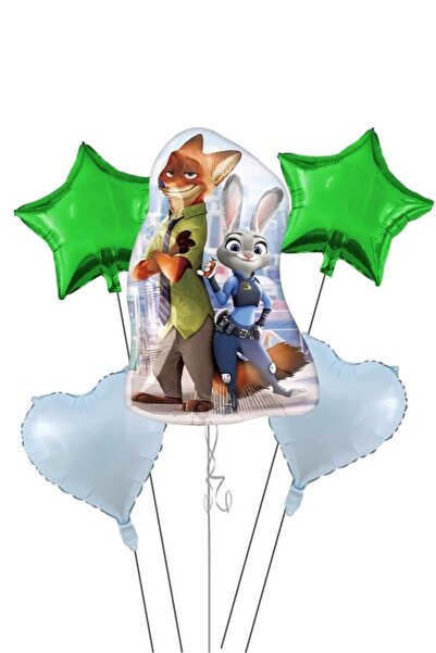 parti show Zootopia Judy and Nick 5'Lil Foil Balloon Set 44*64 cm