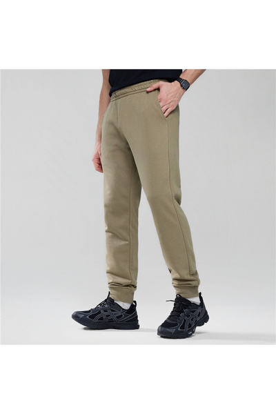 Giordano Men’s Slim Taper French Terry Jogger with Elastic Waist