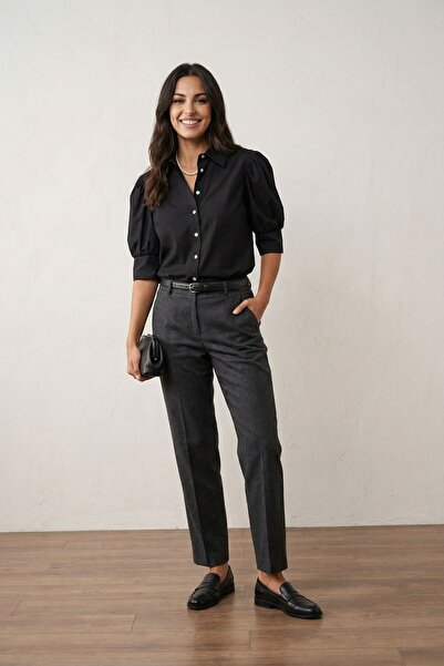 Hiccup MY FASHION Πουκάμισο ποπλίνα με κουμπιά