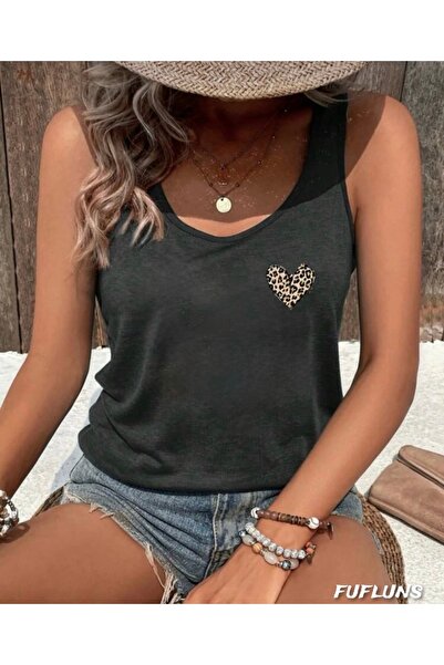 FUFLUNS ΓΥΝΑΙΚΕΙΟ ΑΘΛΕΤΙΚΟ ΤΟΠ ΜΕ ΣΤΡΟΓΓΥΛΗ ΛΑΙΜΟΥΡΑ ΚΑΙ ΣΧΕΔΙΑΣΜΟ ΚΑΡΔΙΑΣ ΜΕ...