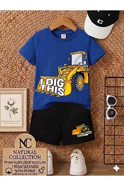 Nice Clothes ΚΑΛΟΚΑΙΡΙΝΟ ΠΑΙΔΙΚΟ ΜΠΛΟΥΖΑΚΙ ΚΑΙ ΣΟΡΤΣ UNISEX (ΜΕ ΣΤΑΜΠΑ DOZER)