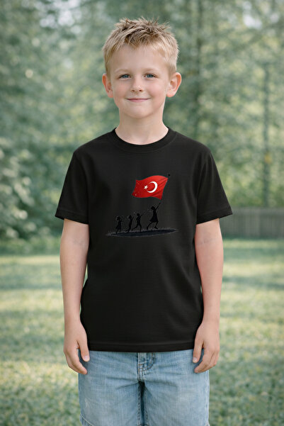 LORVEX Παιδικό μπλουζάκι 23 Απριλίου Μπλουζάκι για την Ημέρα της Κυριαρχίας κ...