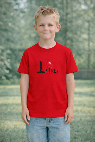 LORVEX Παιδικό μπλουζάκι 23 Απριλίου Μπλουζάκι για την Ημέρα της Κυριαρχίας κ...