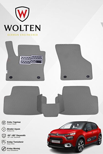 w wolten german engineered C3-CİTROEN-(2017-2024) İÇİN EVA İÇ PASPAS TAKIMI (...
