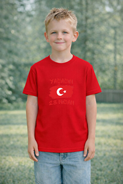 LORVEX Παιδικό μπλουζάκι 23 Απριλίου Μπλουζάκι για την Ημέρα της Κυριαρχίας κ...