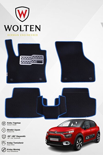 w wolten german engineered C3-CİTROEN-(2017-2024) İÇİN EVA İÇ PASPAS TAKIMI (...