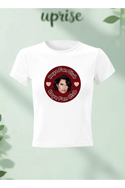 Vordevia Μπλουζάκι Raye Fun Club με στάμπα από βαμβάκι και λύκρα, κοντό μπλου...