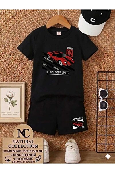Nice Clothes TRIUNGRĂ ȘI PANTALONI SCURȚI DE VARĂ PENTRU COPII UNISEX (IMPRIM...