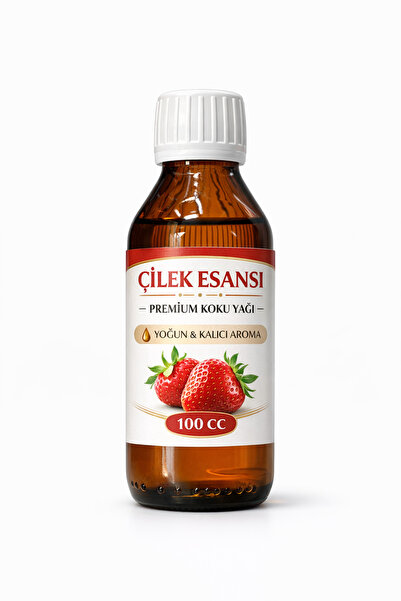 Gül Mum Çilek Esansı 100 ML,Yüksek Kalite Mum Esansı