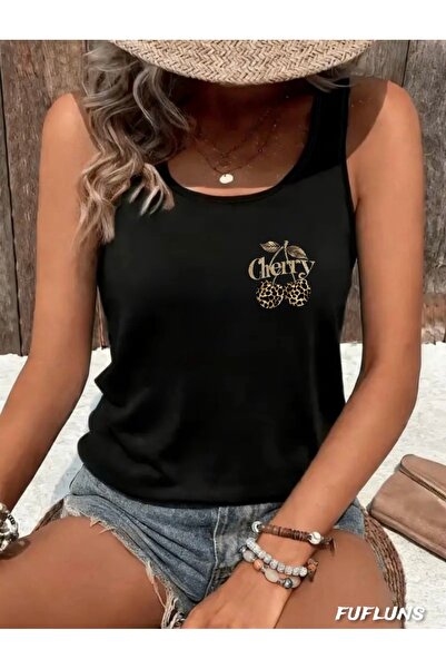 FUFLUNS ΓΥΝΑΙΚΕΙΟ ΑΘΛΕΤΙΚΟ ΤΟΠ ΜΕ ΣΤΡΟΓΓΥΛΗ ΛΑΙΜΟΥΡΑ ΚΑΙ ΣΧΕΔΙΟ ΛΕΟΠΑΡ ΚΕΡΑΣΙΩΝ