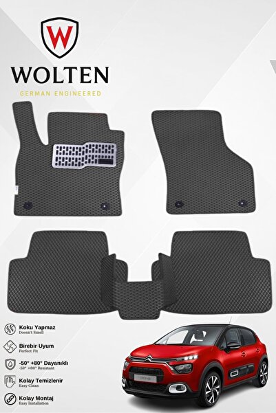 w wolten german engineered C3-CİTROEN-(2017-2024) İÇİN EVA İÇ PASPAS TAKIMI (...