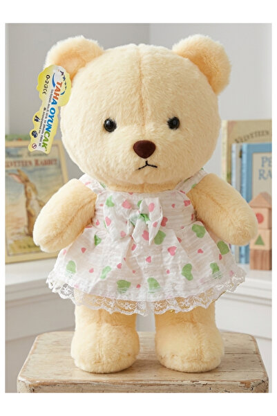Flower Toys دب فاخر من القطيفة مقاس 20 سم
