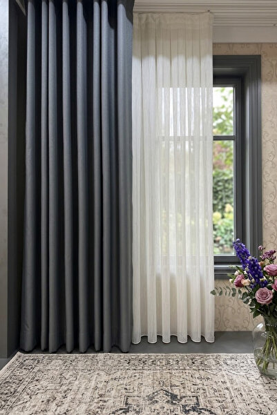 perhal perde ve halı ΚΟΥΡΤΙΝΑ ΤΟΥΛΙ ΧΩΡΙΣ ΠΙΤΣΕΛΙΔΕΣ ΣΕ ΣΤΥΛ ΣΤΑΓΟΝΑΣ ΒΡΟΧΗΣ,...