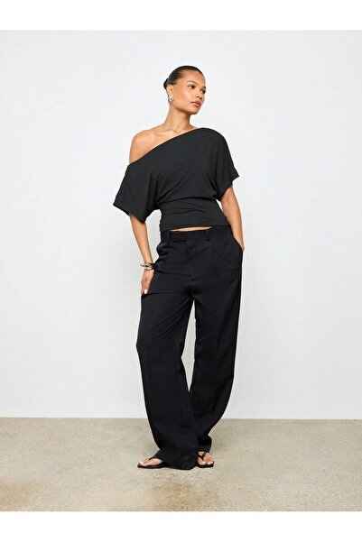 LUMİZA Μπλούζα - Μαύρο - Κανονική εφαρμογή