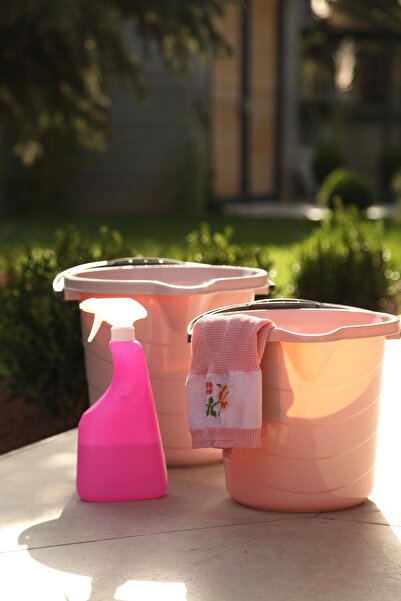 ZİVORA Temizlik Kovası 10-14 Litre 2 Li Pudra Set Kapaksız Su Kovası