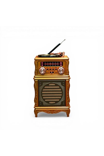 ROYALTREND Nostaljik Eskitme Tasarım Radyo,Plak Çalar Görünüm Bluetooth Nosta...