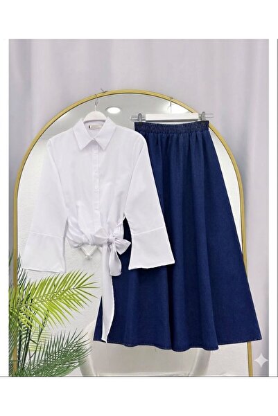 VOLT CLOTHİNG ΣΕΤ ΠΟΥΚΑΜΙΣΟΥ ΜΕ ΔΕΣΜΕΥΣΕΙΣ ΚΑΙ ΤΖΙΝ ΦΟΥΣΤΑ