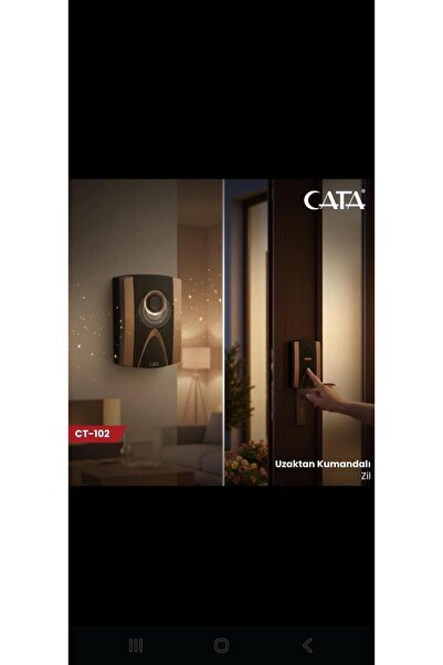 Cata CT-102 UZAKTAN KUMANDALI KAPI ZİLİ 35 MELODİLİ