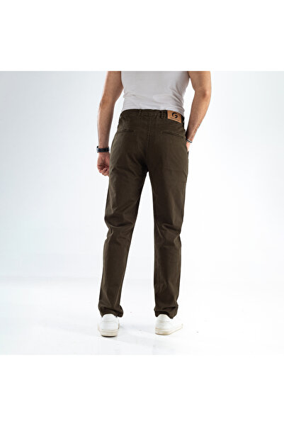 GSCO FASHION Men's Gabardine Pants Slim Fit Modern Style Comfortable High Qua...