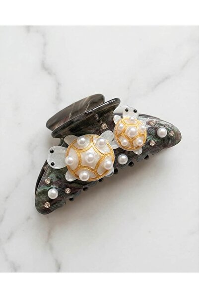 Portakal Esintisi Κούμπωμα ακρυλικό τύπου Caret Pearl Turtle