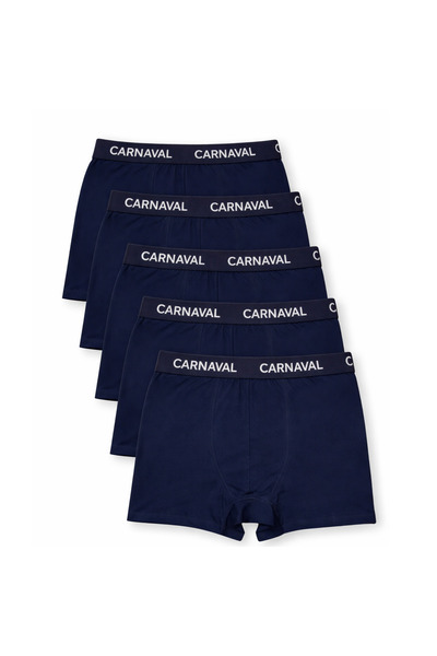 CARNAVAL SOCKS Ανδρικό σετ μπόξερ Carnaval σε σκούρο μπλε, 5 τεμάχια