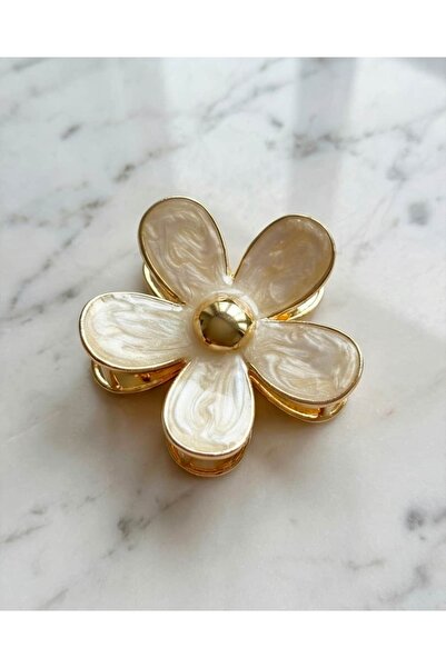 Portakal Esintisi Μεταλλική Εμαγιέντα Πόρπη Λουλουδιού Nivra