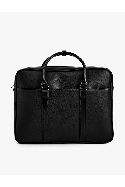 Koton Τσάντα χαρτοφύλακα από συνθετικό δέρμα με φερμουάρ και λουράκι