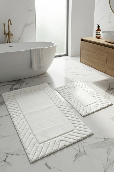 neşe home collection Σετ χαλάκια μπάνιου 2 τεμαχίων |   Αντιολισθητική βάση, ...