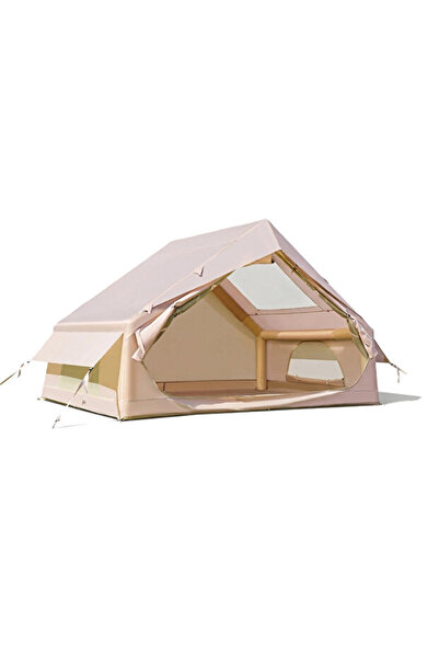 Nurcamp 6 Kişilik 4 Mevsim Su Geçirmez Şişme Kamp Çadırı 210D Oxford Kumaş 8 ...