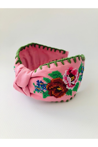 LiewensStyle Handmade Cross-Stitch Embroidered Bohemian Crown