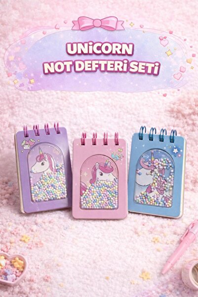 ÖZ KIRTASİYE Unicorn Pullu Not Defteri (1adet)
