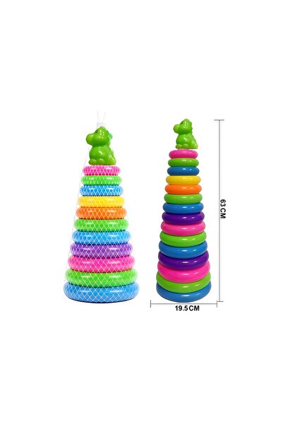 Trendbaby لعبة حلقات هرم تعليمية للأطفال من Trend Baby & Trend Kids