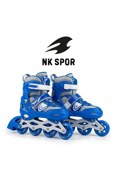 nkspor حذاء تزلج للأطفال قابل للتعديل من NK SPORT - مقاس 34-38 - محامل ABEC-9...