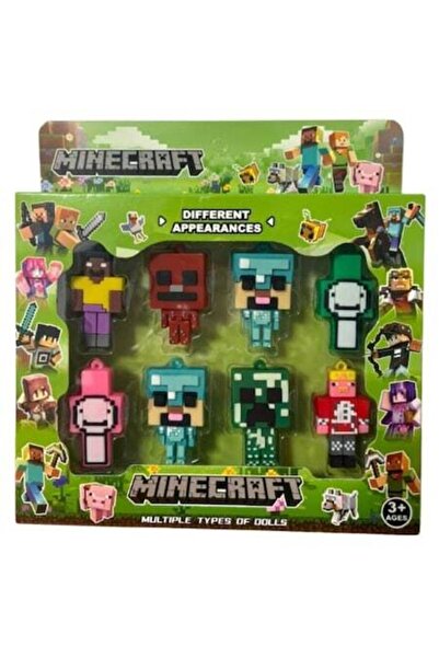 MINECRAFT Σετ 8 φιγούρων
