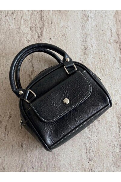 JASECO Vintage Style Handbag with Front Pocket 17X16Cm