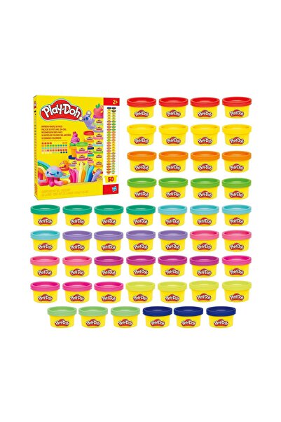 Hasbro Play-Doh Doh & More Σούπερ Ουράνιο Τόξο Σετ Δώρων 50 τεμάχια (G1761)