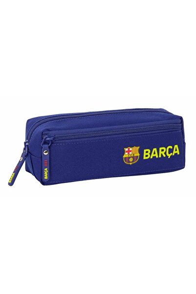 Barcelona F.C. Κασετίνα Μπλε Βυσσινί 22 x 8,5 x 6 εκ., Αθλητικό Σχέδιο, Πολυε...