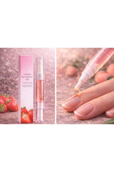 Velvety Çilek Kokusu ile! Tırnak Bakım Yağı 3ml