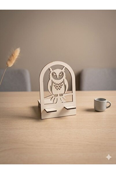 LineaCraft Baykuş Telefon Standı