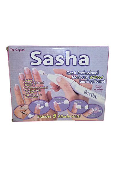 SASHA مبرد الأظافر الكهربائي 5 رؤوس مونيكير من ساشا