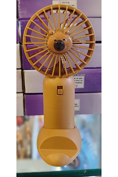 ada çanta kırtasiye Capybara figürlü şarjlı el fanı / vantilatör 15cm AD4520069