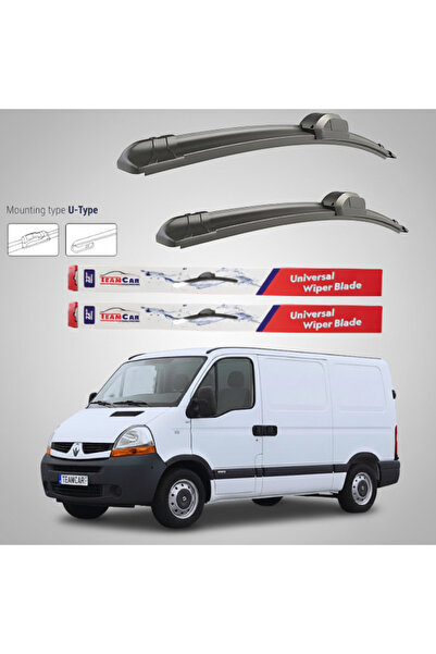 TEAMCAR Renault Master Van L1H1 (2006–2010) Επίπεδες Υαλοκαθαριστήρες |   Μπρ...