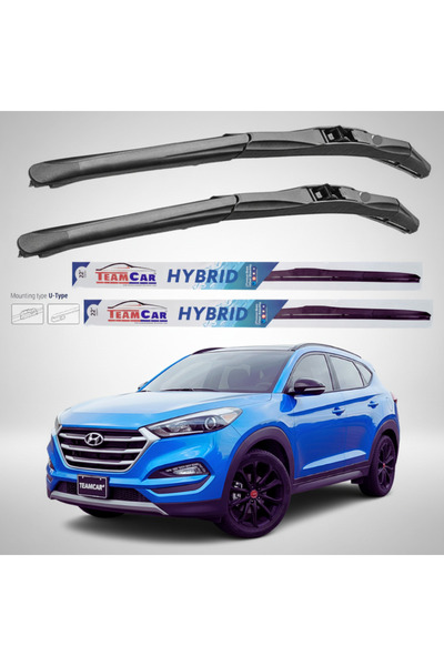 TEAMCAR Hyundai Tucson III (TL) (2015–2018) Υβριδικά Μάκτρα Υαλοκαθαριστήρων ...