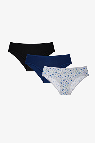 Penti Πολύχρωμο απαλό βαμβακερό εσώρουχο 3 τεμαχίων