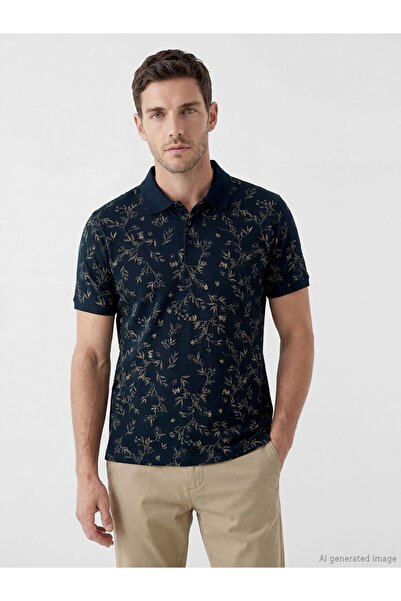 LC Waikiki Ανδρικό μπλουζάκι με γιακά πόλο και στρογγυλή λαιμόκοψη, κανονική ...