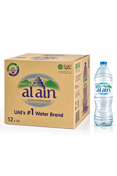 Al Ain عبوة مياه معبأة 12 × 1.5 لتر