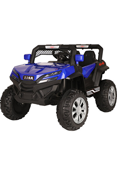 CWT Mașină electrică 119A, 4x4, 12V-7Ah, 4x35W, telecomandă, albastru