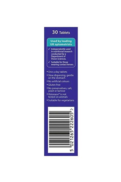 Vitabiotics Visionace 30 Tablets