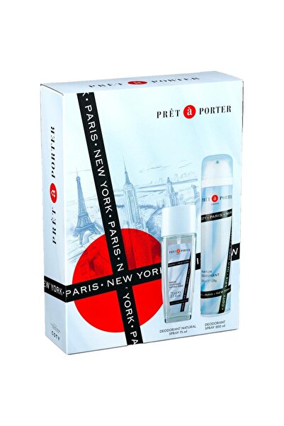 Pretaporter Set 2 x Caseta Cadou Femei Pret a Porter, Deodorant Spray 75 ml, ...